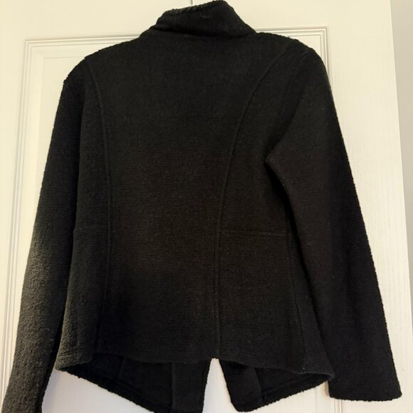 EUC Halogen Knit Moto Jacket, S, Asymmetrical black - Picture 4 of 11